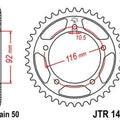 JT Steel Rear Sprocket 530 42T for Kawasaki Ninja ZX-14R ABS/Ninja ZX-14R