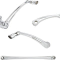 Arlen Ness Deep Cut Solo Foot Control Kit Chrome #420-109 Harley Davidson
