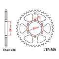 JT Steel Rear Sprocket 428 53T #JTR809.53 fits Suzuki DR125/DR125SE/SP125
