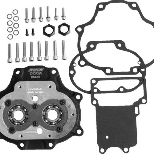 Baker Drivetrain 6-Speed Transmission Door Assembly Black Harley Davidson Dyna