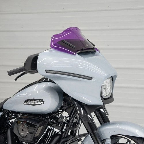 Klock Werks Flare Windshield 8" Purple Harley Davidson Flhx Street Glide 2024
