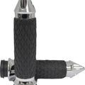 Avon Grips Diamond Contour Spike Grips Chrome #DIA-60-CH-SPIKE Harley Davidson