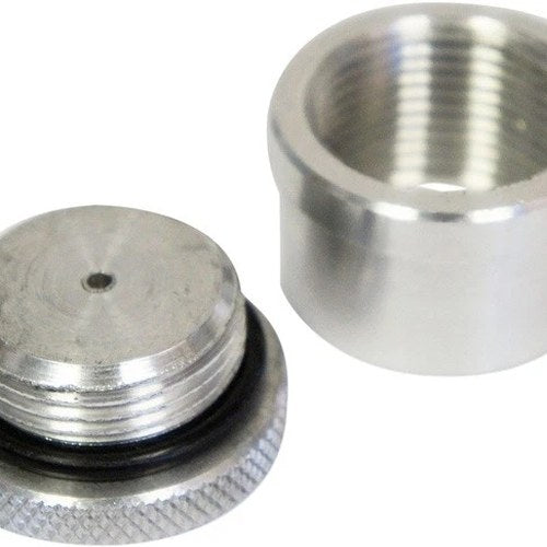LA Choppers Knurled Vented Aluminum Gas Cap with Weld-on Bung