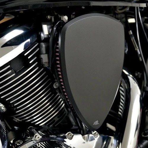 Baron Big Air Cleaner Kit Smooth Black for Kawasaki Vulcan 900 2006-2019