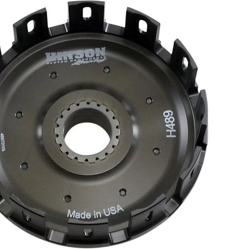Hinson Billetproof Clutch Basket with Cushions/Kickstarter Gear #H489 for Honda