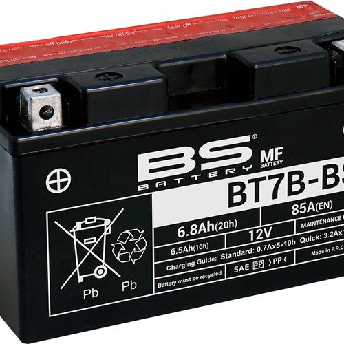 BS Battery Maintenance Free Battery BT7B-BS #300626