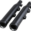 Cobra 3" Neighbor Hater Slip-On Mufflers Black #6085RB Harley Davidson Sportster