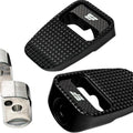SlyFox Passenger Footpegs With Insert Black #SF-904-02-1 Harley Davidson Softail