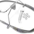 DS Braided Brake Line Kit Front +8" Harley Davidson Electra Glide/Street Glide