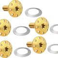 Arlen Ness Floating Brake Rotor Bolts Rear Gold 5-Pack #300-908 Harley Davidson