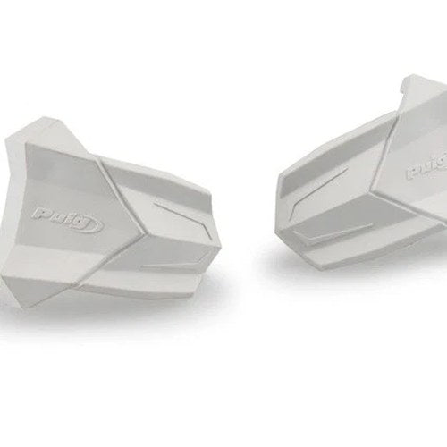 Puig Replacement Rubber Inserts for Puig R19 Frame Sliders White