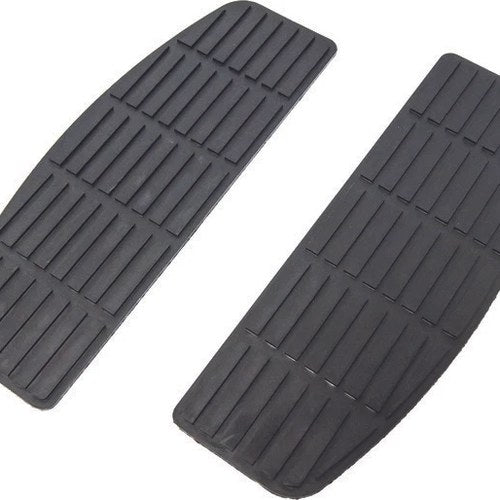 HardDrive Glue-On Rectangular Driver Floorboard Pads Harley Touring 1984-2005