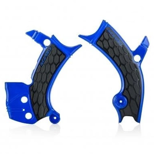 Acerbis X-Grip Frame Guards Blue/Black #2689411034 for Yamaha