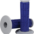 Moose Compound Diamond Half Waffle Grips Blue