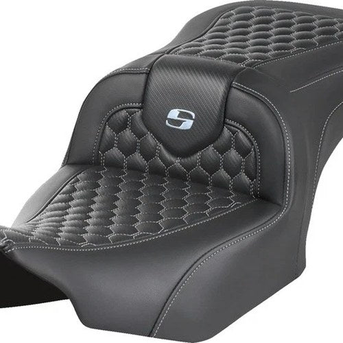 Saddlemen RoadSofa HC Seat Silver Stitch Harley Davidson Road Glide/Street Glide