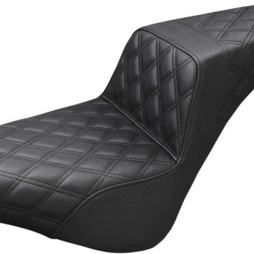 Saddlemen Step-Up LS Seat Black #283694 Harley Davidson Softail