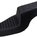 Saddlemen Step-Up LS Tuck-N-Roll Seat Black #284135 Harley Davidson Sportster