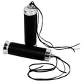 Emgo Buffalo Fringe Grips 150mm For 7/8" Handlebars Chrome