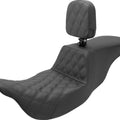 Saddlemen Tour Step-Up LS Seat With Backrest F. Lattice Stitch #284601