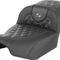 Saddlemen RoadSofa LS/CF Ext. Reach Seat Gray Stitch #285020 Harley Davidson