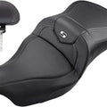 Saddlemen RoadSofa CF Seat With Backrest #283974 Harley Davidson