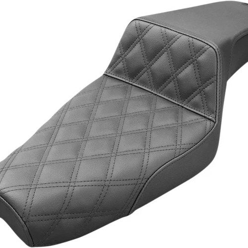 Saddlemen Step-Up LS Seat F. Lattice Stitch Black #283586 Harley Davidson