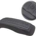 Mustang Saddlebag Lid Covers Deluxe Blue Stitch #77640SB Harley Davidson