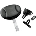 Kuryakyn Plug-In Driver Backrest Front Black #1670 Harley Davidson