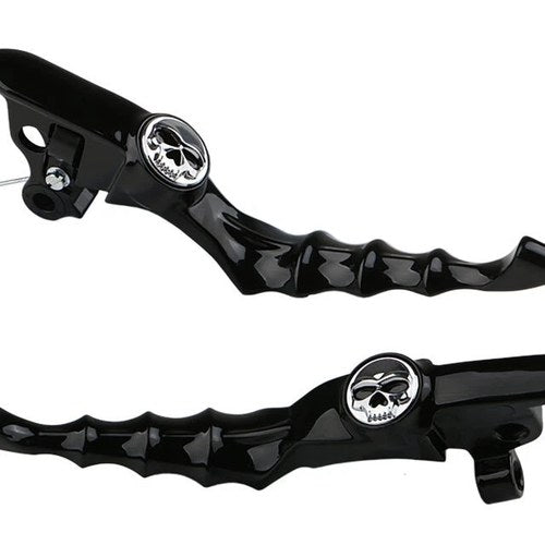 Kuryakyn Zombie Levers for Harley-Davidson Touring Models in Gloss Black