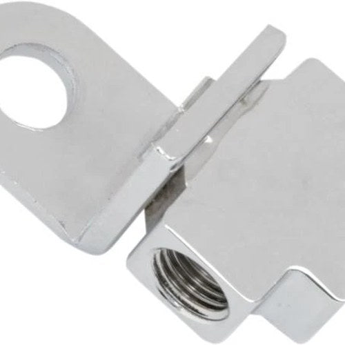 DS Brake Line T-Junction Inverted Flare Front Chrome Harley Davidson 138909