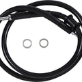 DS Black Vinyl Front Upper ABS Brake Line Kit 34-3/4" +8" Black #212093