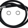 DS Black Vinyl Front Upper ABS Brake Line Kit 31-1/2" +10" Black #212130
