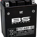 BS Battery Maintenance Free Battery BTX14AH-BS #300606 for Indian/Suzuki/Victory