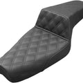 Saddlemen Step-Up LS Seat F. Lattice Stitch Black #283823 Harley Davidson