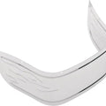 DS Chrome Front Fender Skirt Flame Harley Davidson #143239