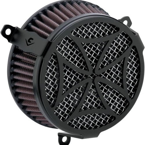 Cobra Cross Air Intake System Black #606-0102-02B-SB Harley Davidson