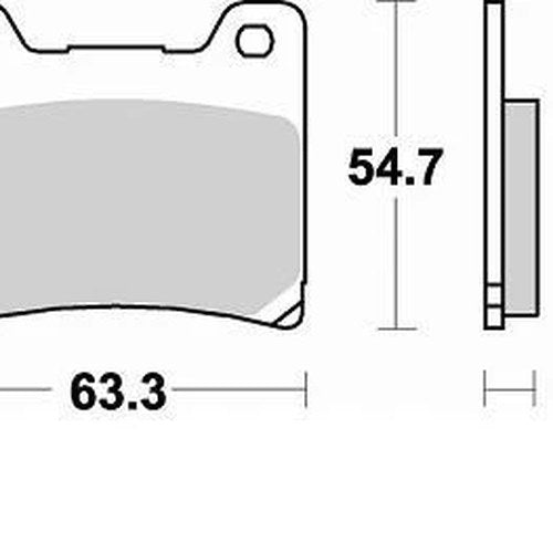 Braking SM1 Brake Pads #661SM1 for Yamaha