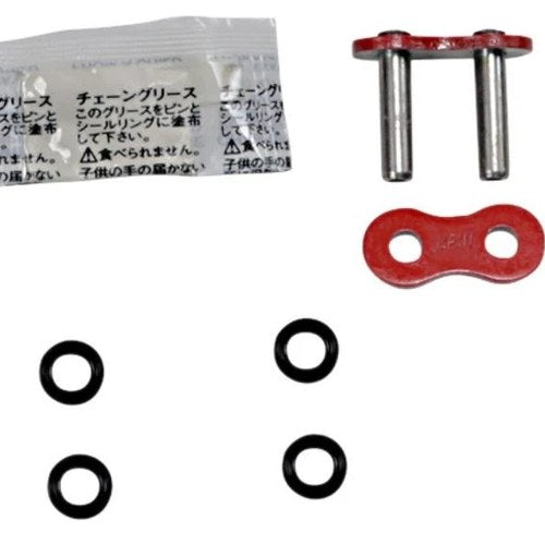 RK 525 Zxw Premium High Performance XW-Seal Chain Rivet Master Link Red
