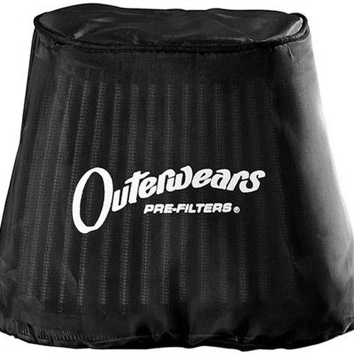 Outerwears Pre-Filter for K&N HA-1088 Filter Black #20-1035-01 for Honda