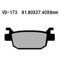 Vesrah VD-173 Semi-Metallic Brake Pads #VD-173 for Honda Silver Wing/Reflex