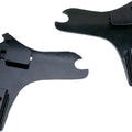 Cycle Visions D-Tach Sissy Bar Side Plates 11" W Black #CV8080B Harley Davidson