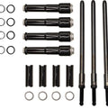 Rocket Cams Speedy Pushrods With Covers Black #6-6004B Harley Davidson