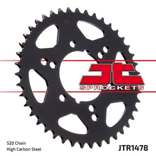 JT Steel Rear Sprocket 34T for Kawasaki Ninja ZX-6RR/GPz 550/Ninja ZX-7RR