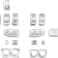 Drag Specialties Handlebar Switch Cover Kit 13-Piece Chrome #264588