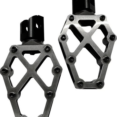 Kodlin Nxl Footpegs Black/Stainless Steel #K73255 Harley Davidson Softail