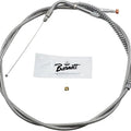 Barnett Pull Throttle Cable +10 Stainless Braided #114141 Harley Davidson