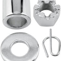 Colony Axle Spacer/Nut Kit Front Chrome #2032-4 Harley Davidson Softail
