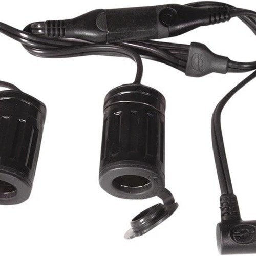TecMate OptiMate 12mm Din to 12V Car/Cigarette Socket Y-Splitter Cable