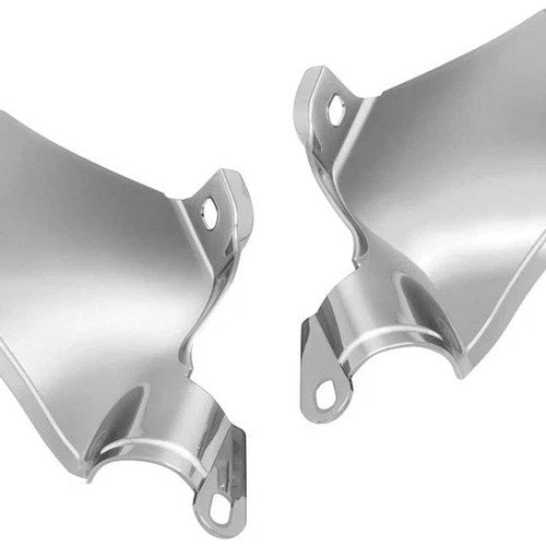 Kuryakyn AirMaster Reflective Saddle Shields Smoke #5789 Harley Davidson Softail