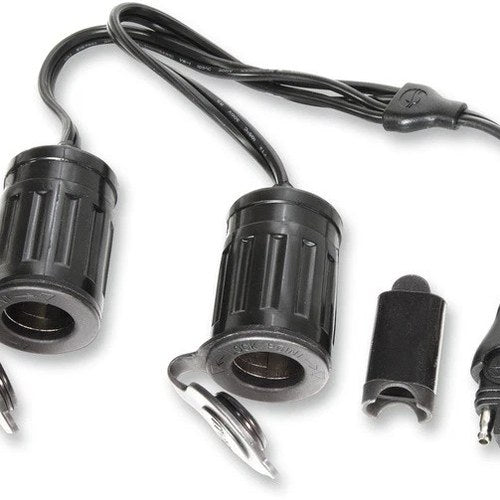 TecMate OptiMate Sae to 12V Car/Cigarette Socket Y-Splitter Cable